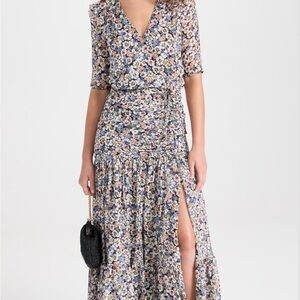 Veronica Beard Mick Floral Maxi Dress Size 2
